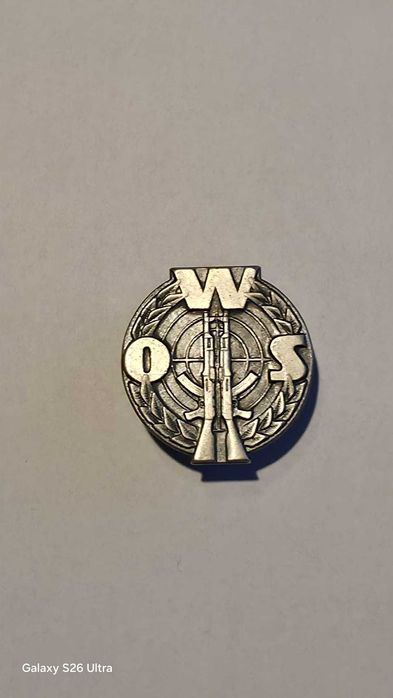 Wojskowa Odznaka Strzelecka WOS – SREBRNA