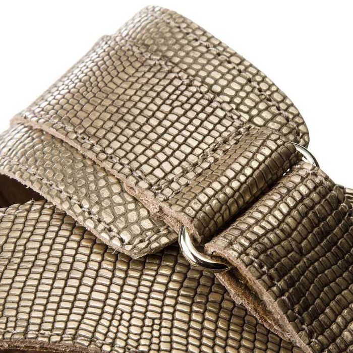 Klapki buty CLARKS  37 ( 23,5 cm) stare złoto japonki