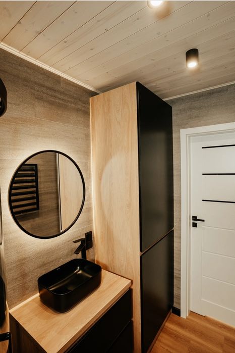 Dom Domek drewniany  wykończony mobilny 44m²  całoroczny  holenderski