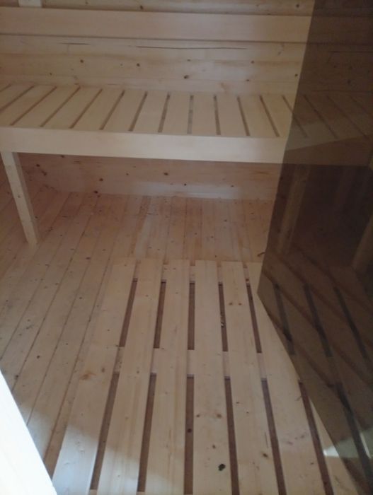 Sauna ogrodowa .
