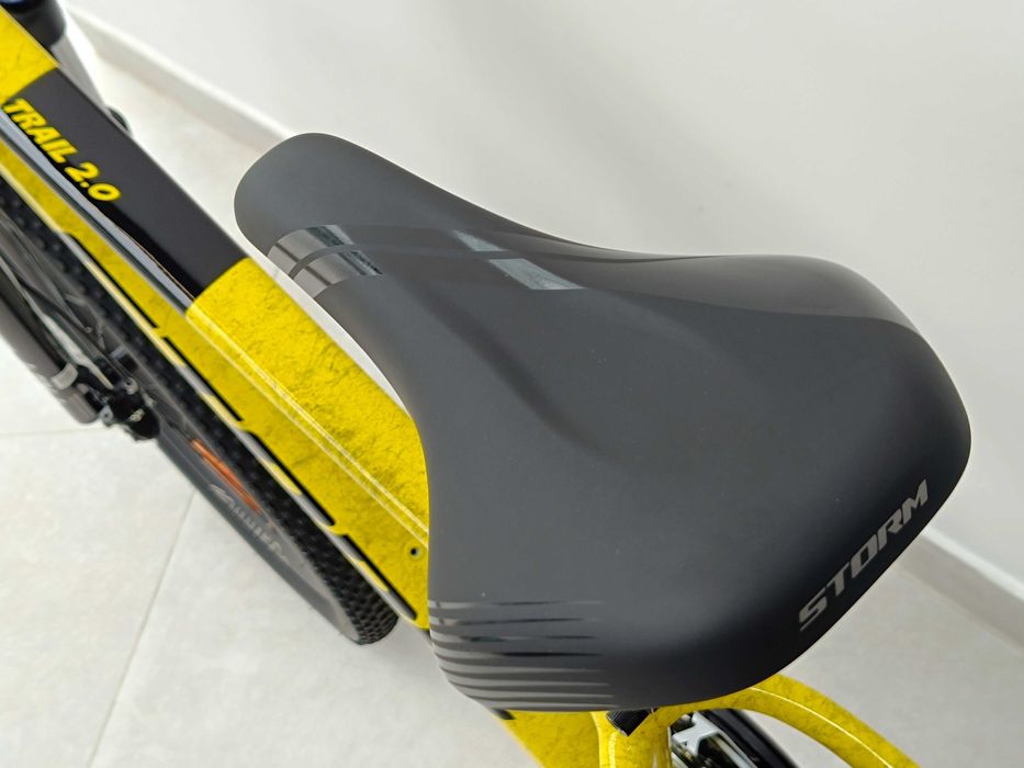 Rower górski Storm Trail Man 2.0 żółty-czarne wzorki 15"
