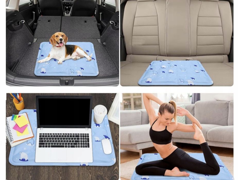 Mata chłodząca żelowa dla zwierząt psa kota 30x40 chłodne legowisko