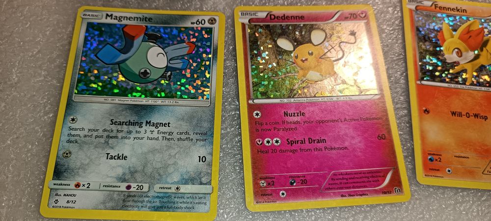 Antigas cartas Pokémon holo 5 EUR á unidade