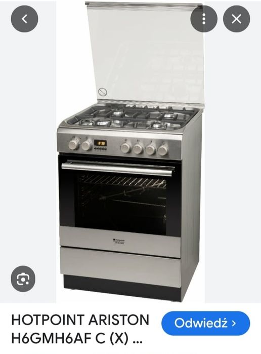 Kuchenka gazowa elektryczna Hotpoint