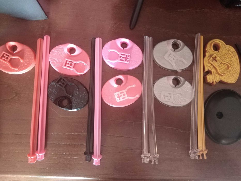 Monster high - lote de suportes