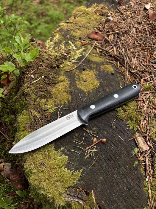 Bark River Mini Kephart CPM 3V Чорна Матова Мікарта