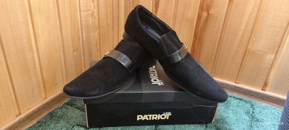 Туфлі чоловічі 45р. Натуральний замш