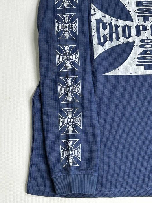 Лонгслів West Coast Choppers hoodie archive кофта синя світшот