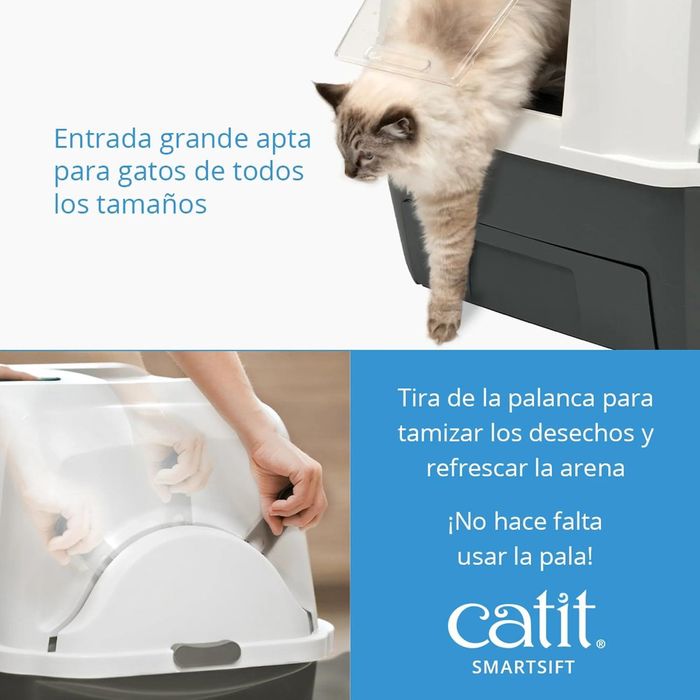 Caixa de Areia para Gatos - CATIT Smartsift - SO HOJE