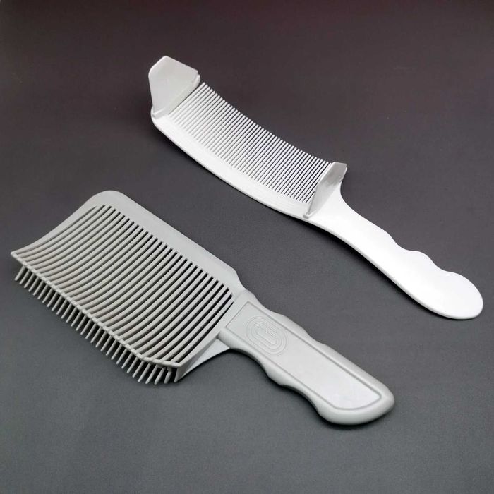 Набір перукарських гребінців для фейду + щітка для чищення
