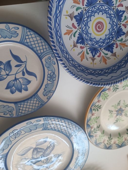 5 pratos de Louça de Portugal