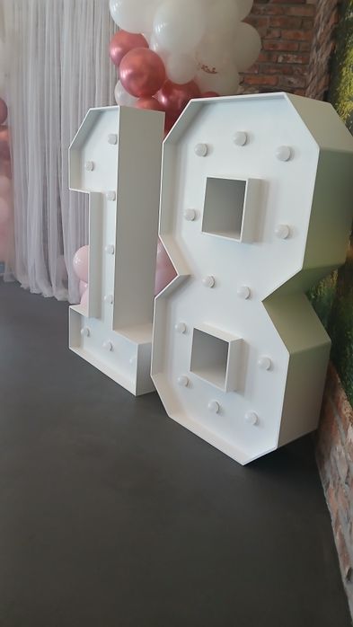 Cyfry, liczby  led 18 podświetlane