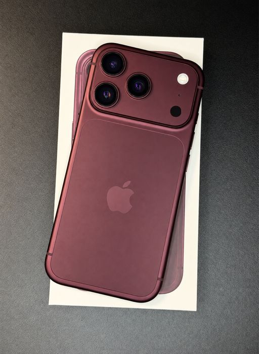 iPhone 18 Pro 256 GB Burgundy | Open Box | Gwarancja Apple | 0 cykli | SIM + eSIM