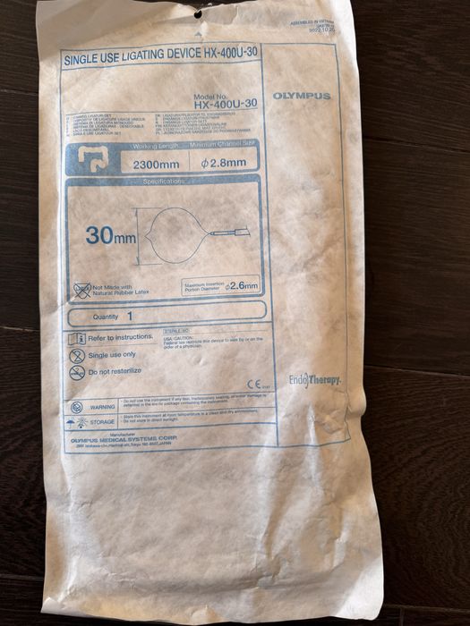 Olympus polyoop. Полилуп, эндолуп, лигатура ендоскопия. HX-400U-30