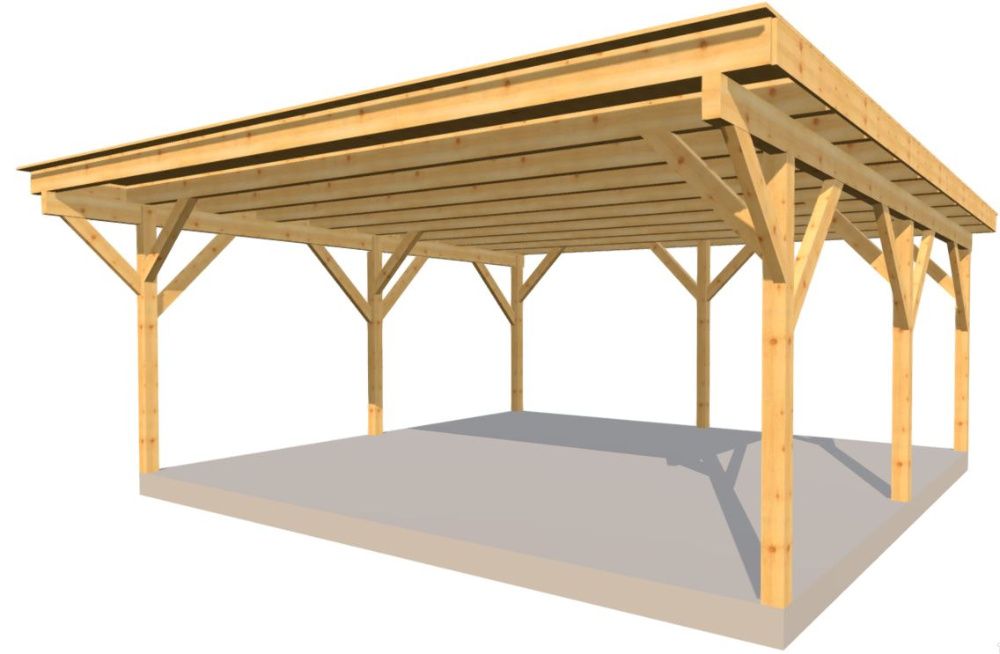 Garaż Drewniany Wiata Domek Altana Zadaszenie