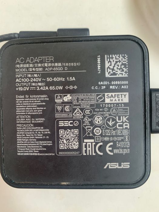 блок питания для ноутбуков ASUS