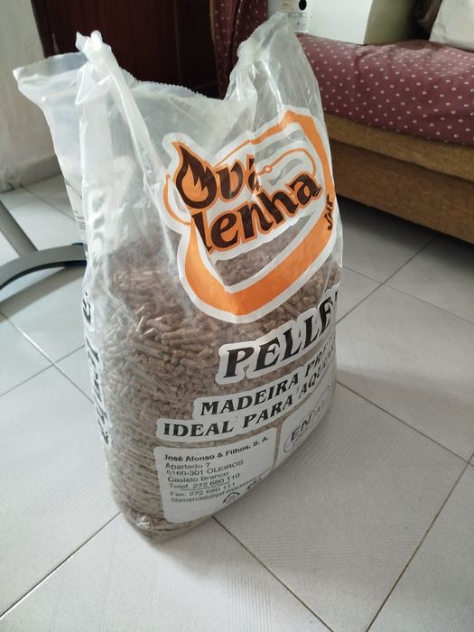 Aspirador de cinzas e saco pellets