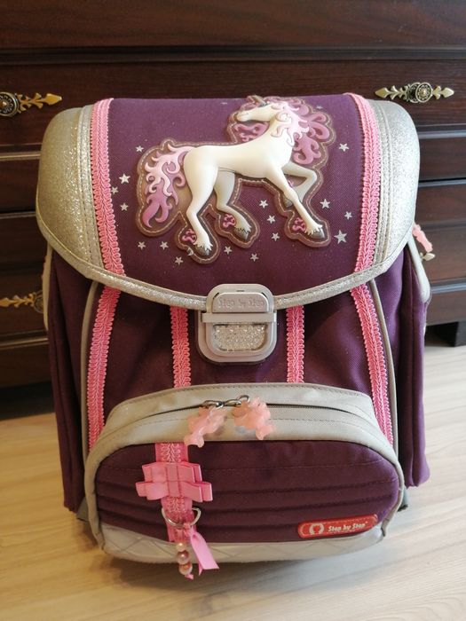 Tornister Step by step HAMA Unicorn Jednorożec + worek na buty