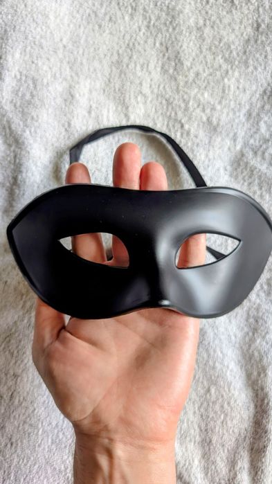 Набор черные карнавальные маски на вечеринку казанова маска Halloween