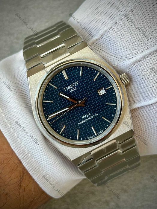 Годинник TISSOT PRX Blue POWERMATIC 80 T137.407.11.041.00