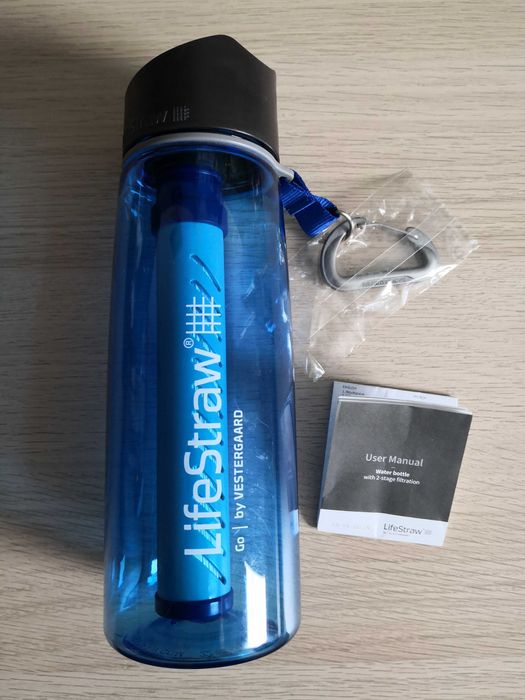 LifeStraw Filtr do wody turystyczny Bidon GO2 650ml