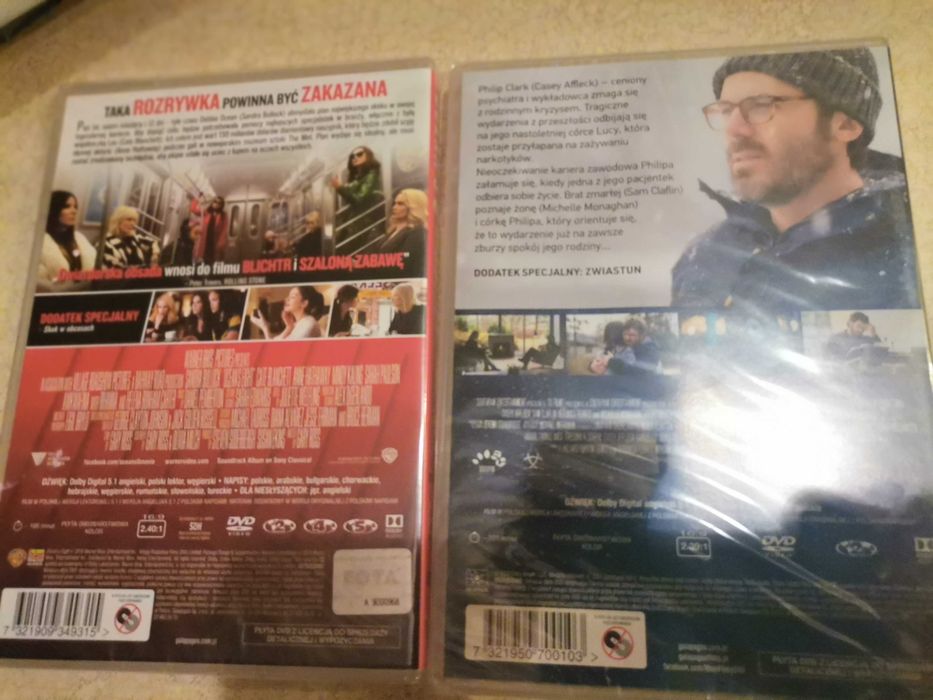 Zestaw 6 nowych, zafoliowanych filmów na DVD
