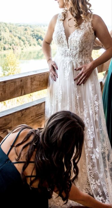 Suknia ślubna Atelier Eliana Kresa, model Porto - rozmiar 40, L