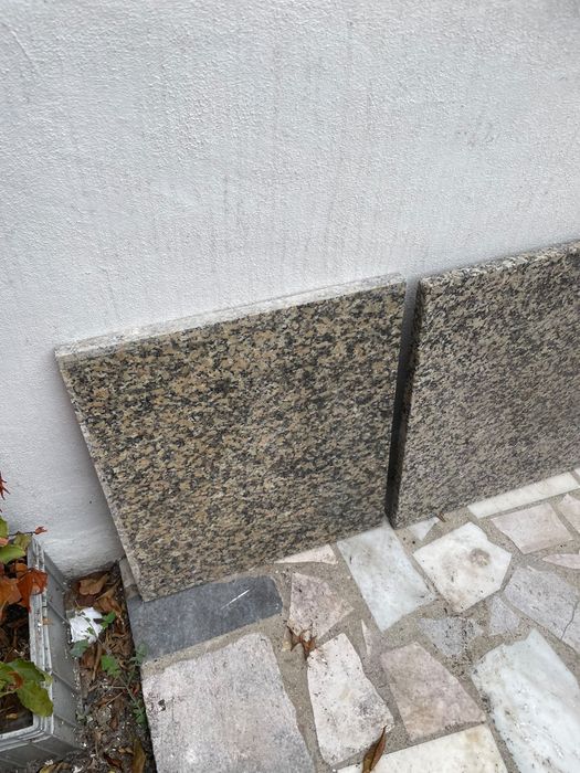 Bancada pedra marmore (4 placas e cuba dupla)