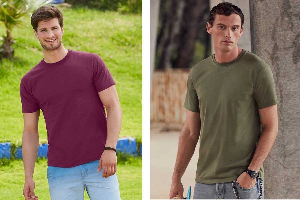 Преміум футболка Fruit of the loom Super Premium 205 висока щільність