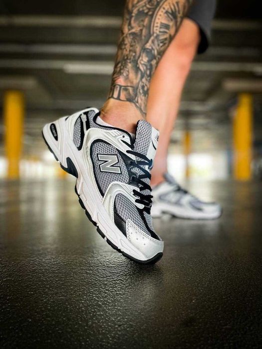 ‼️Останній 42/44 Розмір‼️Кроссовки Мужские New Balance 530 Black White/Кросівки Нью Беланс/Чоловічі NB 530