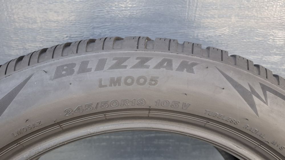 Bridgestone 245/50 R19 Blizzak 6.5 mm