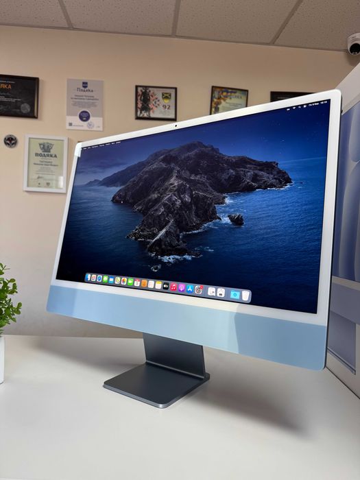 Моноблок Apple iMac21,1/ M1/ 8Gb/ 256Gb SSD/ 24" 4.5k/2021р. Гарантія