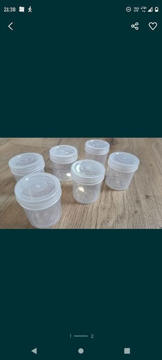 Pojemniki słoiczki 10 szt