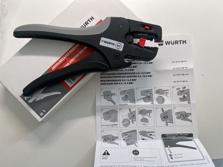 Würth 0714 108 10 – nowe profesjonalne szczypce