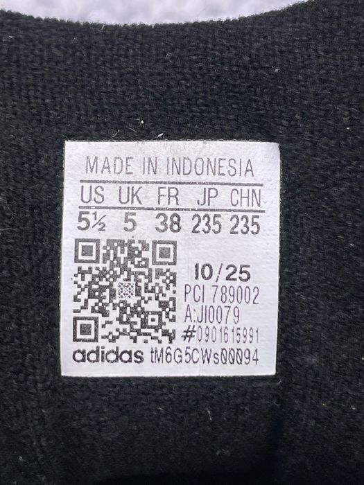 Buty Sportowe Adidas Superstar II Czarny Biały Rozmiar 38