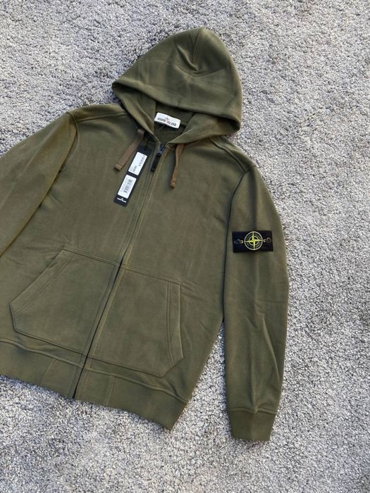 Мужская зип худи на молнии кофта стон айленд stone island