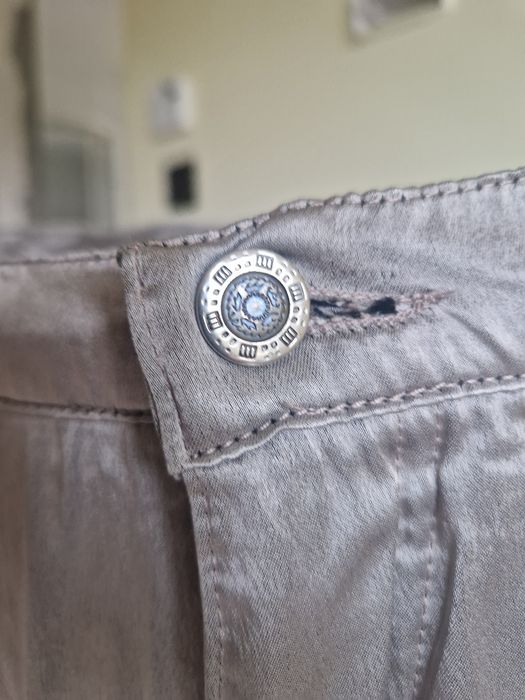 Spodnie atłasowe błyszczące