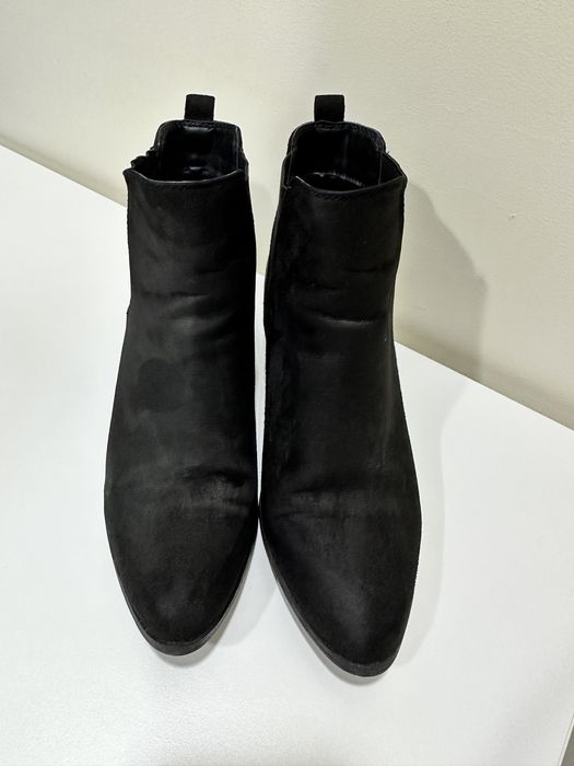 Botas de pele Pretas