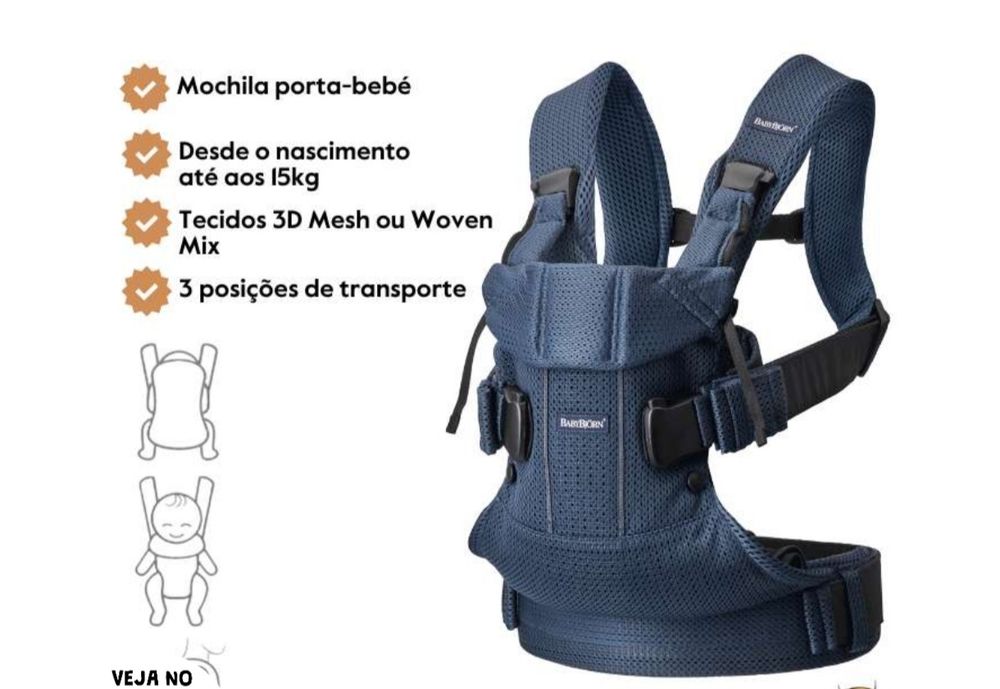 Mochila Porta Bebé One da BabyBjörn