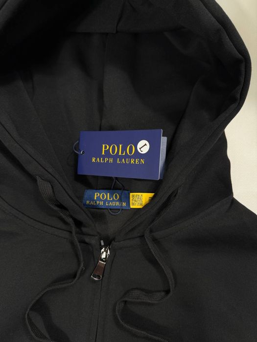 Zip худі Polo Ralph Lauren чорне | Стильне