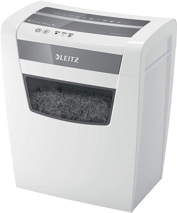 Niszczarka Do Papierów Leitz Iq Home Office P4 23L Biała