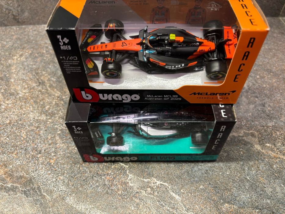 Моделі болідів Формула 1. Масштаб 1:43