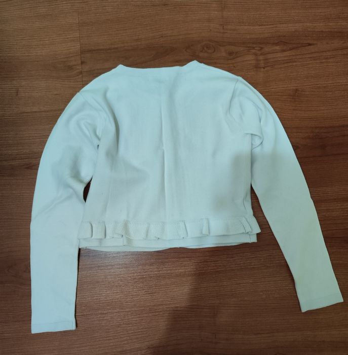 Bolero branco de menina da Mayoral
