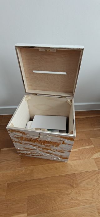 Pudełko na koperty podziękowania wesele komunia