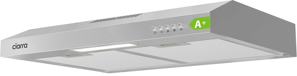 CIARRA AWS6903D Okap kuchenny 60 cm Kolor stali nierdzewnej A+