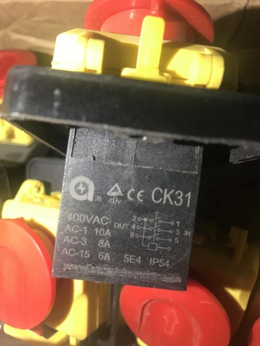 Кнопка пускач CK31 DZ05 400V 380В для верстата станка bs128 bs712 275