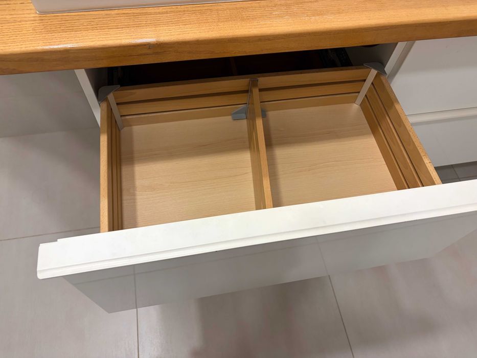 Szafki łazienkowe i zlew IKEA