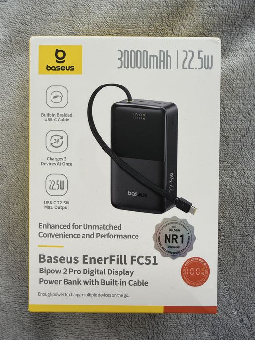 Sprzedam Power Bank Baseus EnerFill FC51 30000 mAh
