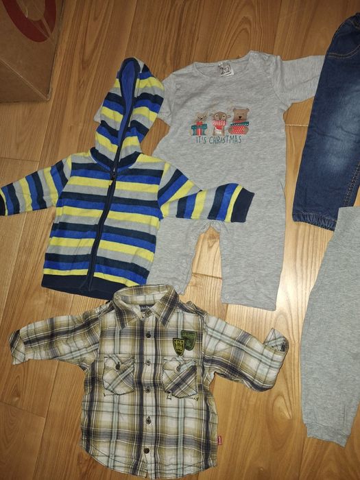 Zestaw ciuszków dla chłopca r 80