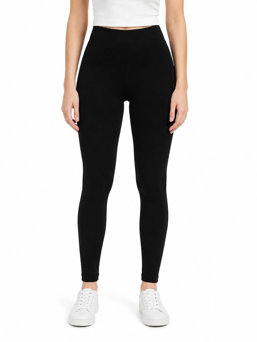 Czarne legginsy sportowe z wysokim pasem M 38